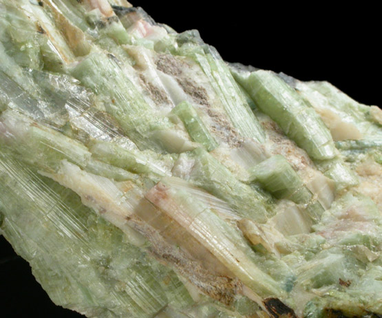 Elbaite Tourmaline in Albite from Mount Mica Quarry, Paris, Oxford County, Maine