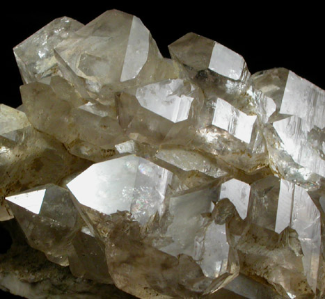 Quartz var. Smoky from Waisanen Quarry, Greenwood, Oxford County, Maine