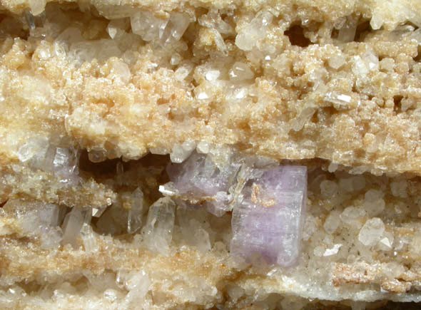 Fluorapatite and Quartz on Albite from Harvard Quarry, Noyes Mountain, Greenwood, Oxford County, Maine