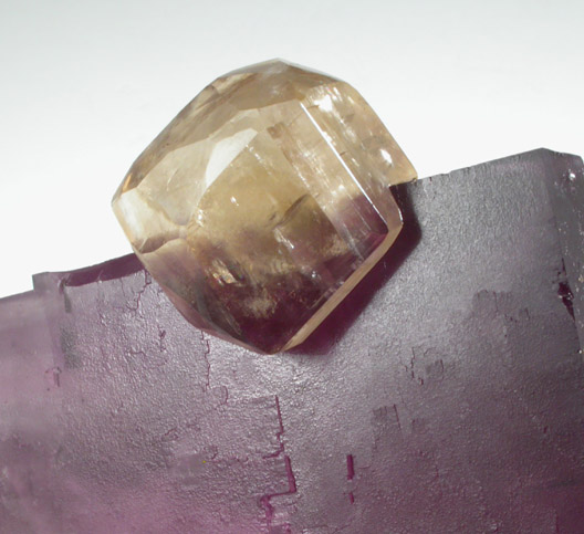 Fluorite with Calcite from Denton Mine, Sub-Rosiclare Level, Harris Creek District, Hardin County, Illinois