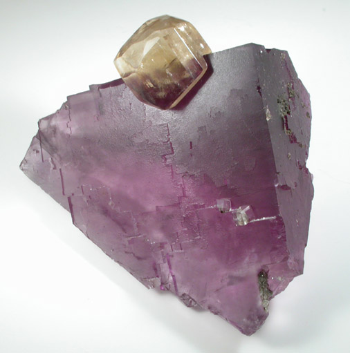 Fluorite with Calcite from Denton Mine, Sub-Rosiclare Level, Harris Creek District, Hardin County, Illinois