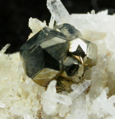 Pyrite (rare diploid form) with Quartz from Vico Canavese, Chiusella Valley, Torino Province, Piedmont, Italy