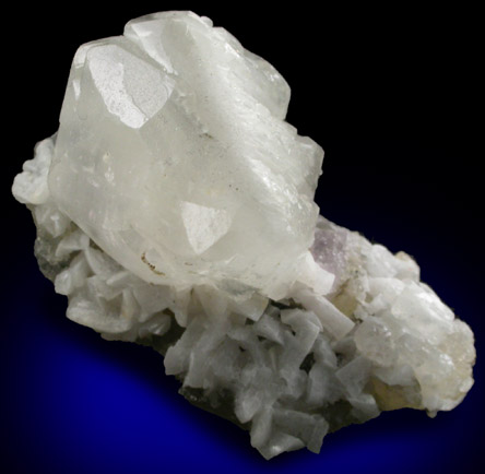 Calcite with Dolomite and Fluorite from Moscona Mine, Villabona District, Asturias, Spain