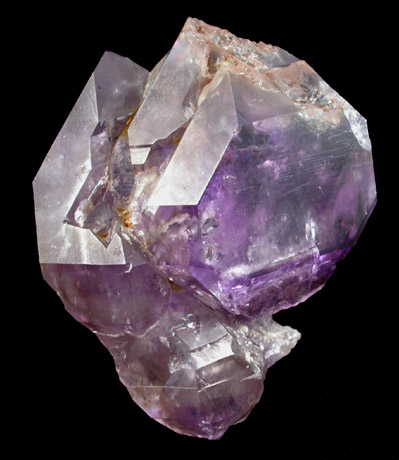 Quartz var. Amethyst from Rose Avenue Locality, Bellingham, Norfolk County, Massachusetts