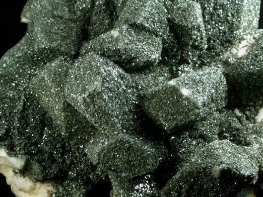 Albite var. Pericline-habit with Chlorite coating from Warren Bros. Quarry, Acushnet, Bristol County, Massachusetts