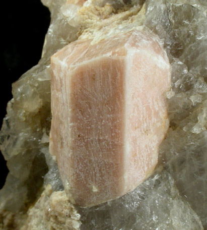 Microcline in Quartz from Bedford, Westchester County, New York