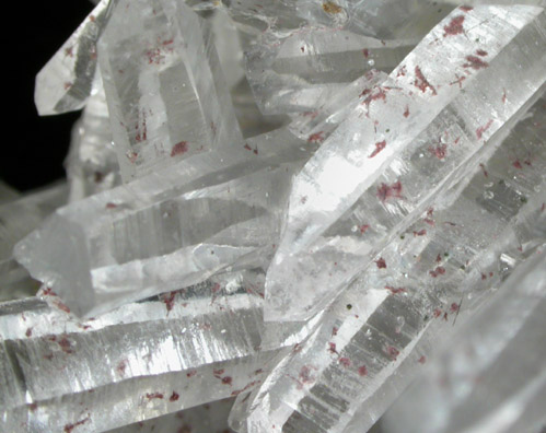 Quartz with Chalcopyrite and Hematite from Huaron District, Cerro de Pasco Province, Pasco Department, Peru