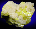 Sulfur and Calcite from Agrigento District (Girgenti), Sicily, Italy