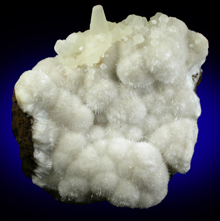 Natrolite with Calcite from Springfield Butte Quarry, Lane County, Oregon