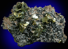 Chalcopyrite, Sphalerite, Pyrite, Quartz, Calcite from Ocna de Fier, Banat Region, Romania