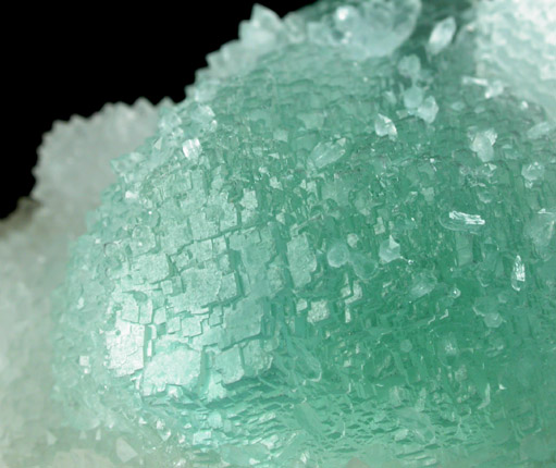 Fluorite on Quartz from Taolin Mine, Linxiang, Hunan, China