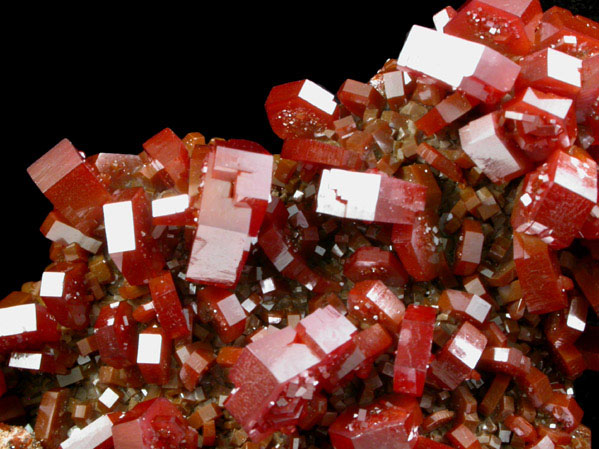 Vanadinite from Mibladen, Haute Moulouya Basin, Zeida-Aouli-Mibladen belt, Midelt Province, Morocco