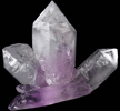 Quartz var. Amethyst Scepters from Piedra Parada, near Las Vigas, Tatatila, Veracruz, Mexico