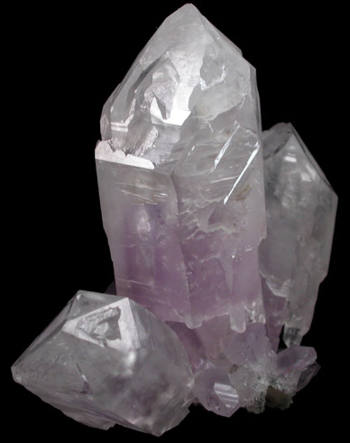 Quartz var. Amethyst Scepters from Piedra Parada, near Las Vigas, Tatatila, Veracruz, Mexico