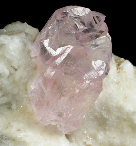 Quartz var. Rose Quartz from Alto da Pitorra, Laranjeiras, Galilia, Minas Gerais, Brazil