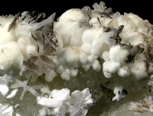 Pectolite with Datolite from Millington Quarry, Bernards Township, Somerset County, New Jersey