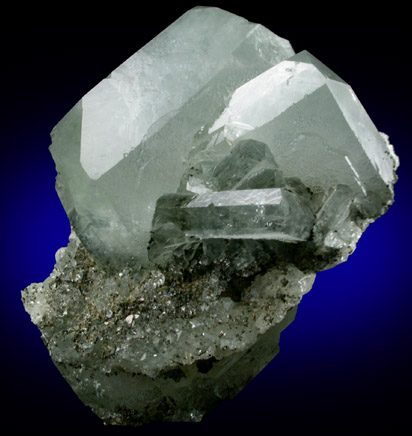 Apophyllite with Chamosite from Millington Quarry, Bernards Township, Somerset County, New Jersey