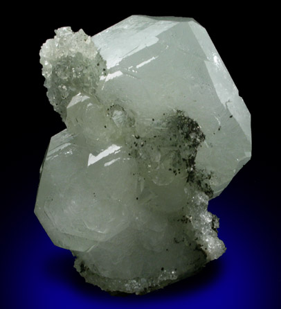 Apophyllite with Chamosite from Millington Quarry, Bernards Township, Somerset County, New Jersey