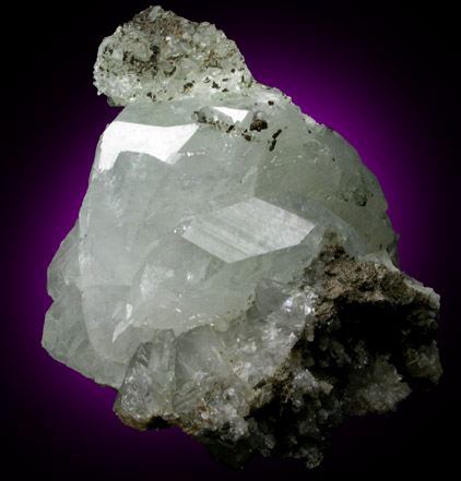 Apophyllite with Chamosite and Datolite from Millington Quarry, Bernards Township, Somerset County, New Jersey
