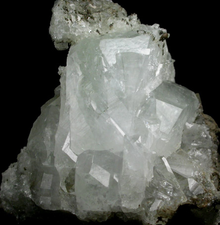 Apophyllite with Chamosite and Datolite from Millington Quarry, Bernards Township, Somerset County, New Jersey