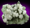 Datolite on Prehnite from Millington Quarry, Bernards Township, Somerset County, New Jersey