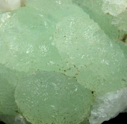 Prehnite from O and G Industries Southbury Quarry, Southbury, New Haven County, Connecticut