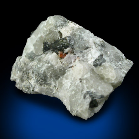 Manganoneptunite with Aegirine from Poudrette Quarry, Mont Saint-Hilaire, Québec, Canada