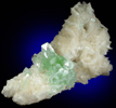 Apophyllite on Stilbite-Ca from Momin Akhada, near Rahuri, 50 km north of Ahmednagar, Maharashtra, India (Type Locality for Collected ca. 2001)