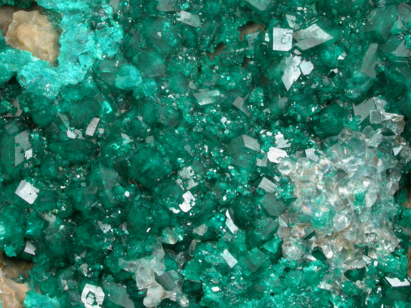 Dioptase from Altyn-Tyube, 66 km east of Karagandy, Karaganda Oblast', Kazakhstan (Type Locality for Dioptase)