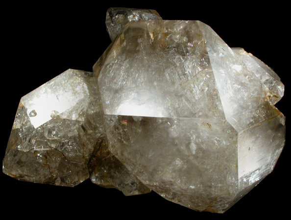 Quartz var. Herkimer Diamonds from Diamond Acres (Hastings Farm), Fonda, Montgomery County, New York