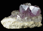 Quartz var. Amethyst with Hematite inclusions from Ja Cheil Kang, 280 meters up Eonyang Mountain, Kyongsang-namdo, South Korea