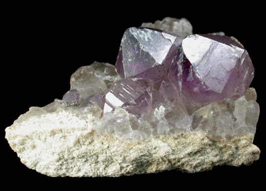 Quartz var. Amethyst with Hematite inclusions from Ja Cheil Kang, 280 meters up Eonyang Mountain, Kyongsang-namdo, South Korea