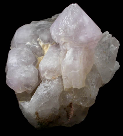 Quartz var. Milky-Amethyst from Glacial till, Burrillville, Providence County, Rhode Island