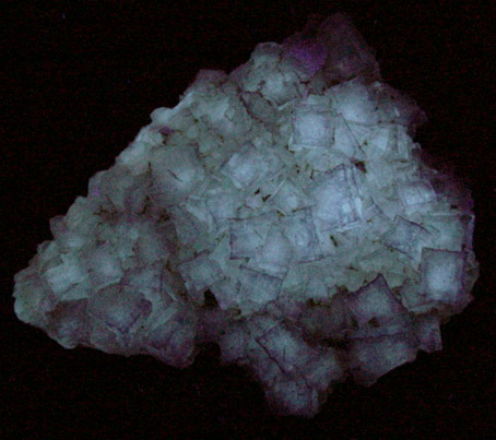 Fluorite on Barite from Caldwell Stone Quarry, Danville, Boyle County, Kentucky