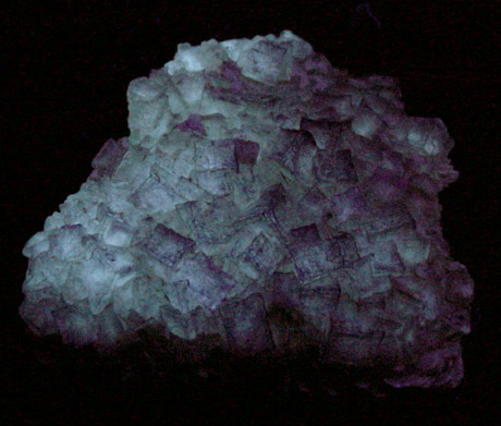 Fluorite on Barite from Caldwell Stone Quarry, Danville, Boyle County, Kentucky