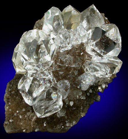 Quartz var. Herkimer Diamond from Diamond Acres (Hastings Farm), Fonda, Montgomery County, New York