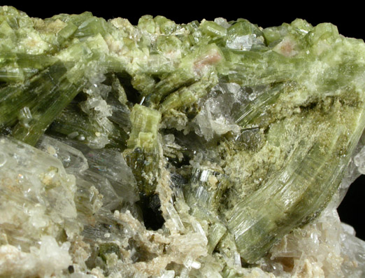 Elbaite Tourmaline and Quartz from Mount Mica Quarry, Paris, Oxford County, Maine