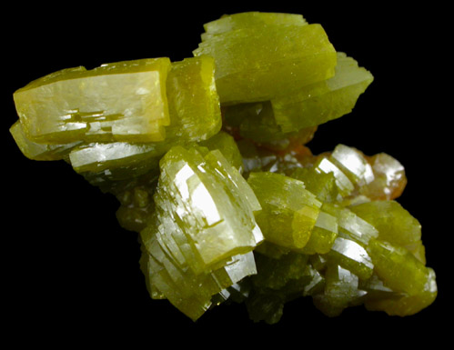 Pyromorphite from Bunker Hill Mine, Coeur d'Alene District, Shoshone County, Idaho