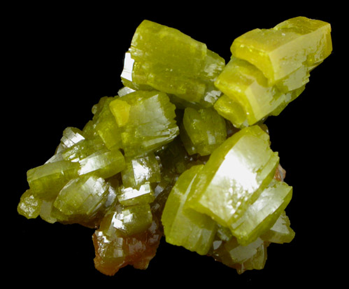 Pyromorphite from Bunker Hill Mine, Coeur d'Alene District, Shoshone County, Idaho