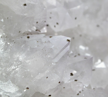 Quartz var. Amethystine with Goethite from Millington Quarry, Bernards Township, Somerset County, New Jersey