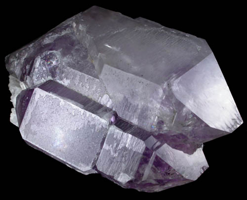 Quartz var. Amethyst Quartz from July 4th Pocket, Intergalactic Pit, Deer Hill, Stow, Oxford County, Maine