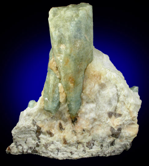 Beryl with Albite from Case Quarry, Portland, Middlesex County, Connecticut