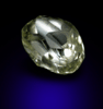 Diamond (1.10 carat gem-grade yellow complex crystal) from Venetia Mine, Limpopo Province, South Africa