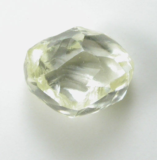 Diamond (1.10 carat gem-grade yellow complex crystal) from Venetia Mine, Limpopo Province, South Africa