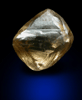 Diamond (2.25 carat brown octahedral crystal) from Damtshaa Mine, near Orapa, Botswana