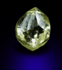 Diamond (0.56 carat gem-grade yellow dodecahedral crystal) from Premier Mine, Gauteng Province, South Africa