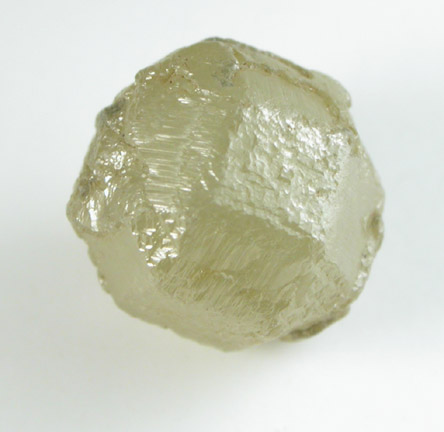 Diamond (2.37 carat greenish-gray complex crystal) from Bakwanga Mine, Mbuji-Mayi (Miba), Democratic Republic of the Congo