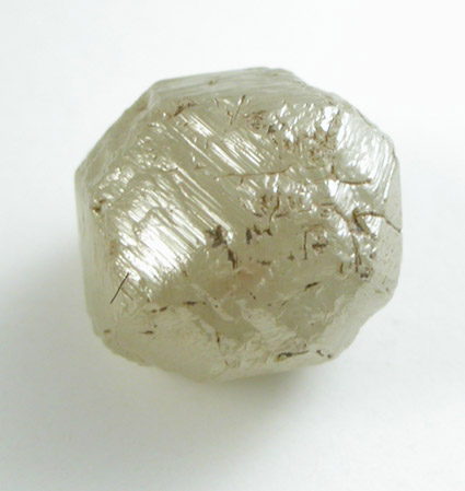 Diamond (1.34 carat gray complex crystal) from Bakwanga Mine, Mbuji-Mayi (Miba), Democratic Republic of the Congo