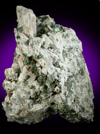 Meionite with Diopside from Berry's Ledge, Cornish, York County, Maine