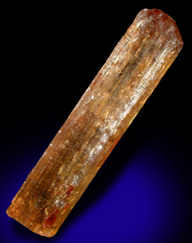 Topaz var. Imperial Topaz from Ouro Preto, Minas Gerais, Brazil